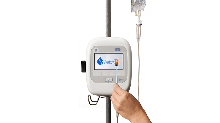 Medical device continuously monitors IVs