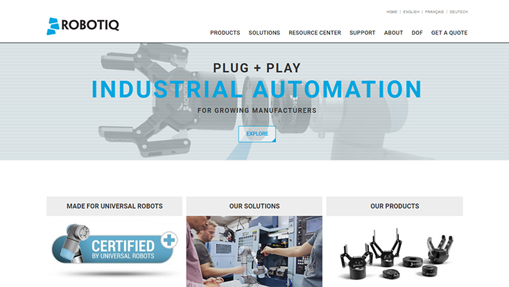 Robotiq templates make industrial automation easier