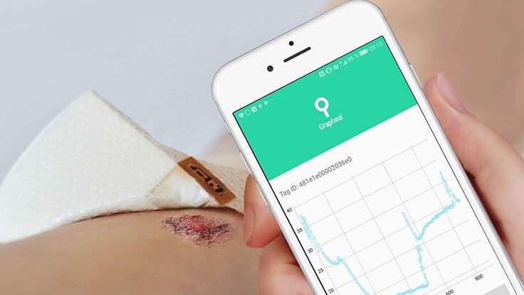 Grapheal has developed a pioneering wearable patch for the remote monitoring of chronic wounds.