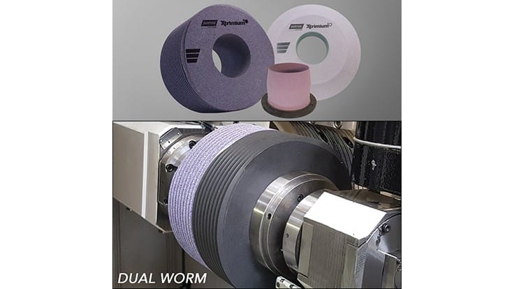 Norton's gear grinding platform with dual-worm wheels