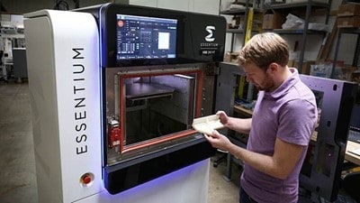 Essentium's dual extruder 3D printer