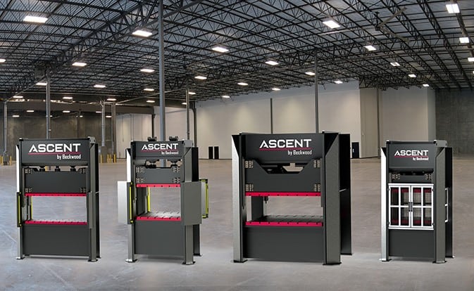 Beckwood’s Ascent pre-engineered, configurable hydraulic presses