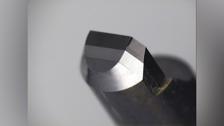 Rollomatic succeeded in producing a surface finish of Ra 48 nanometers (0.048 micrometer) on a primary relief of a profile insert in PCBN material.