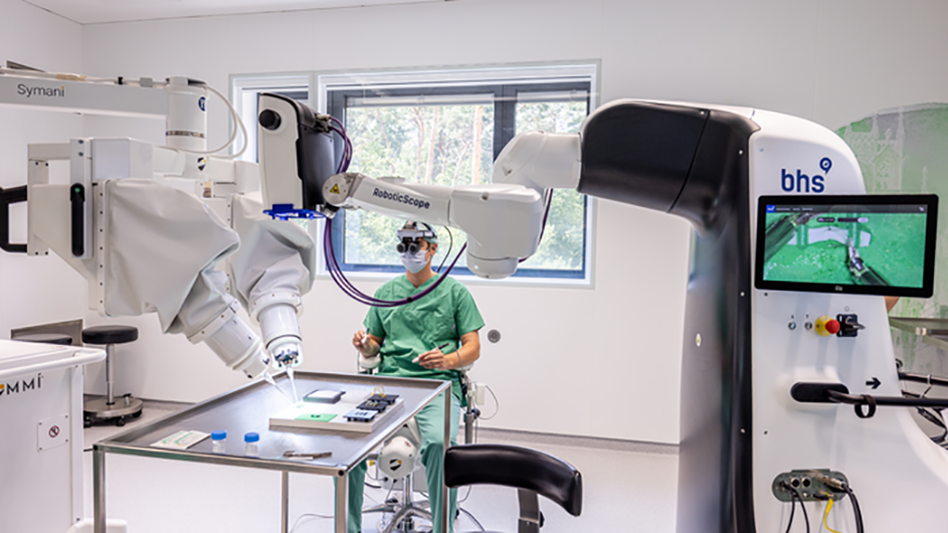 Robot-supported microsurgical operations on humans