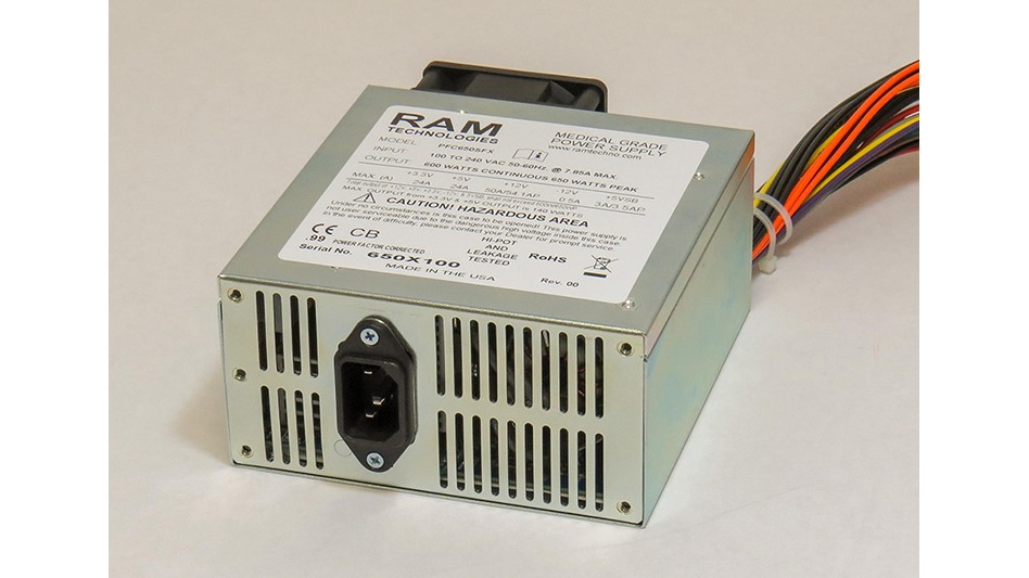 RAM Technologies’ medical-grade power supply