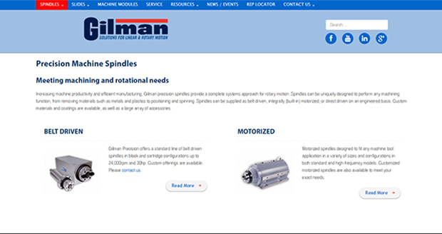 Gilman Precision’s Spindle catalog Today's Medical Developments