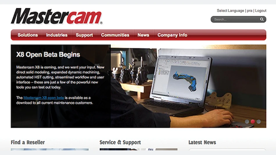 CNC Software launches new Mastercam web site - Today's Medical Developments