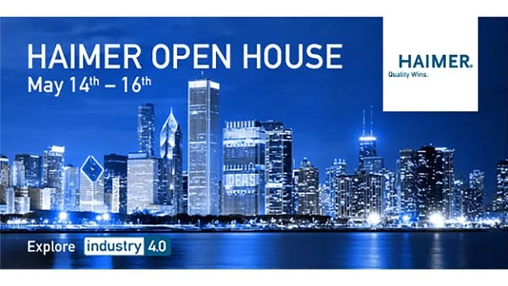 Haimer USA's annual open house, May 14-16, 2019.