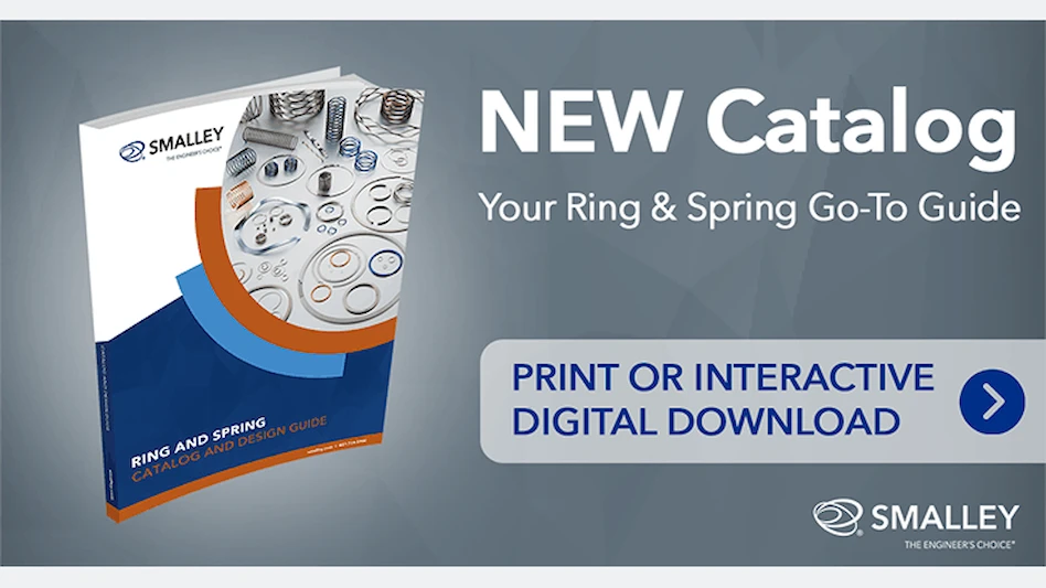 Smalley’s 2021 Ring and Spring Catalog and Design Guide Today's