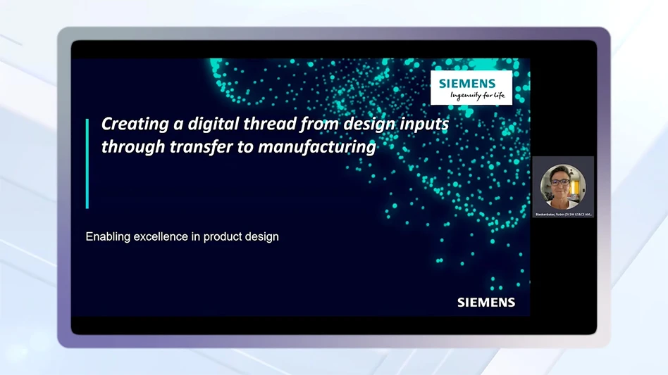 Part 1: Creating a digital thread from design inputs through transfer ...