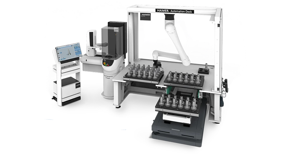 Automation Dock for loading and unloading the fully automatic combination machine.