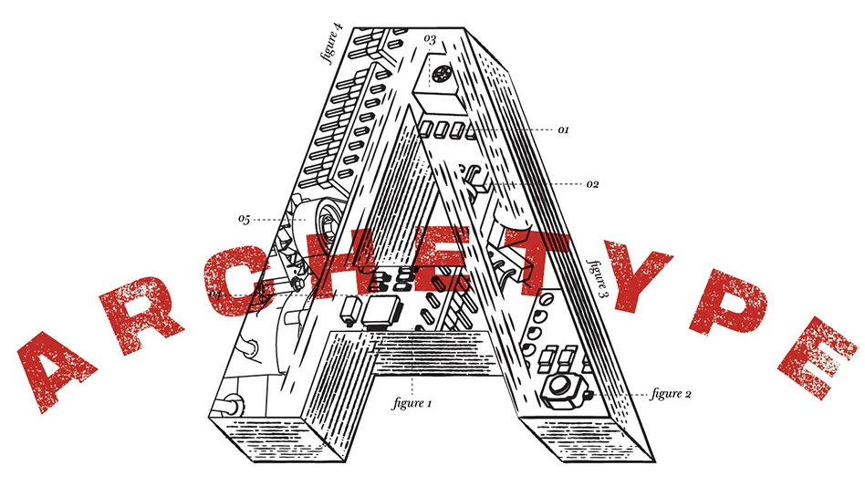 big letter A with the word archetype over it