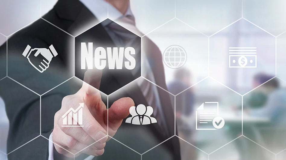 man pointing finger at the word news