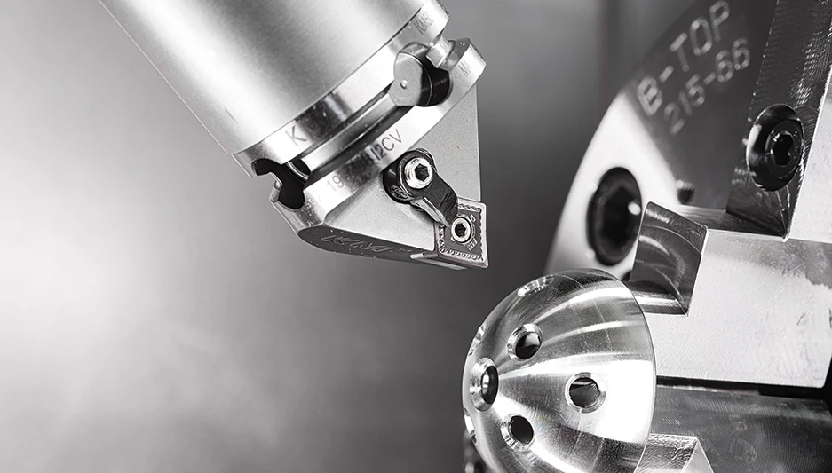 cutting tool working on an acetabular cup