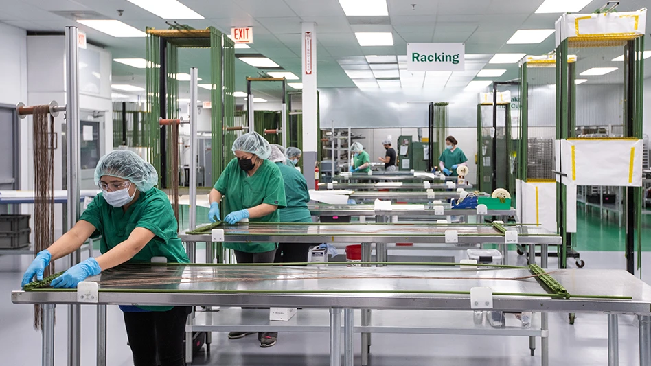 People working in a factory