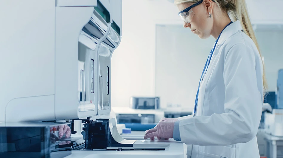 Scientist in laboratory