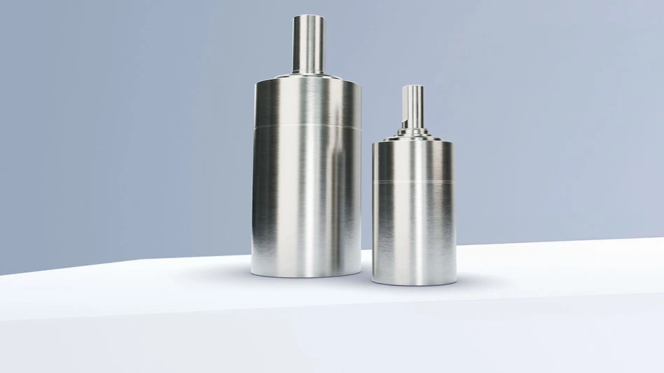 Two silver gearheads