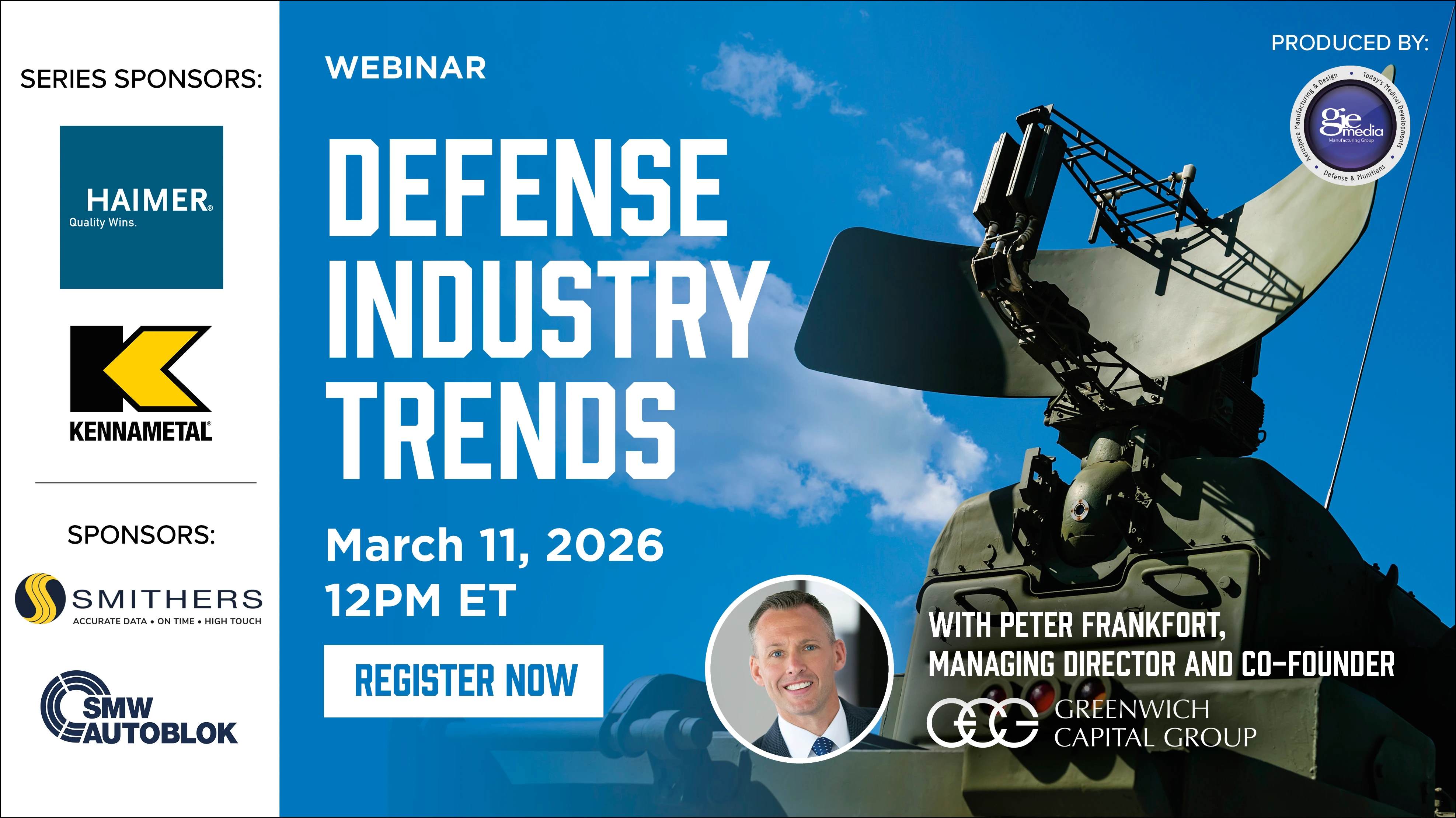 Text reading Defense Industry Trends