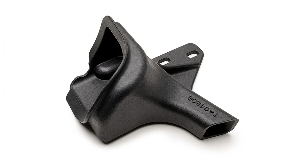 A black plastic part