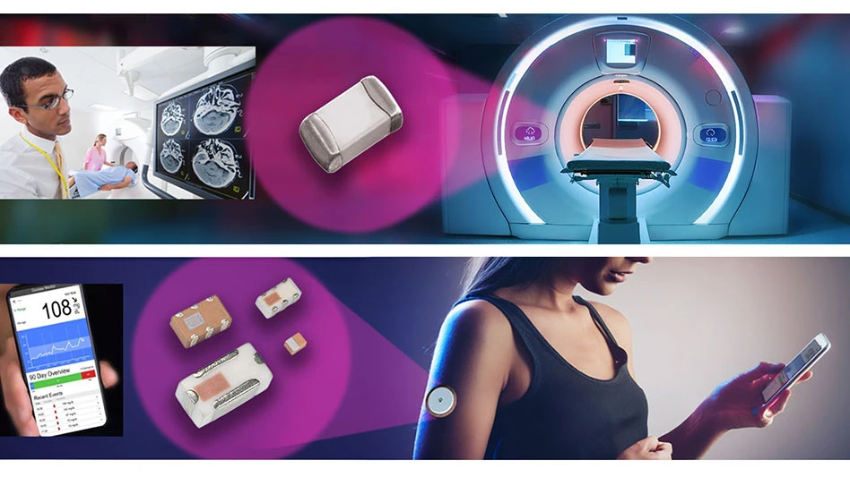 A collage of images of medical electronics