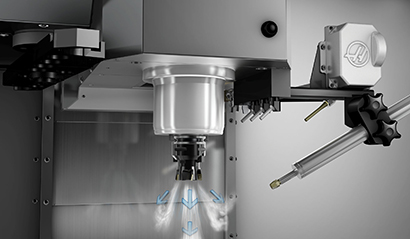 Haas ThroughTool Air Blast System Today's Medical Developments
